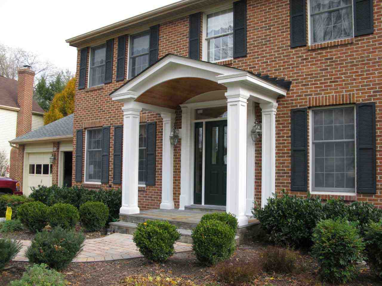 House Front Portico Installation